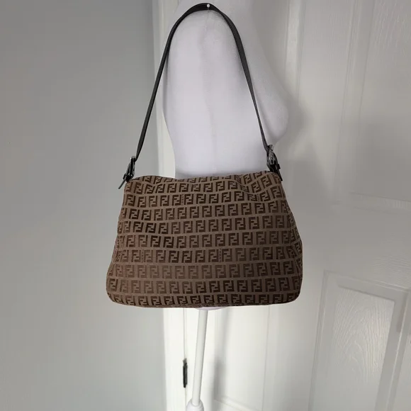 Fendi Zucca Mamma Baguette Flap Bag - Picture 2 of 14